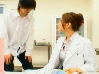 Horny Nippon chick fucks her XXX pupils' horns in Tokyo Thai massage parlor